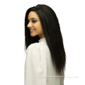 Virgin Human Hair Weaves Kinky 10-30Inch Natural Black Kinky Straight Hair